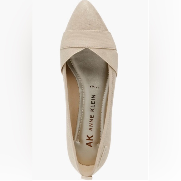 Anne Klein Sparkle Oval Flat‎ Women’s Size 8.5 - Picture 1 of 7